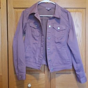 Lilac Jean Jacket Sz Small